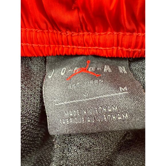 Jordan Sherpa Fleece Joggers M Black Red Cargo Pocket DC9730-010 Jumpman Pants - Picture 4 of 10